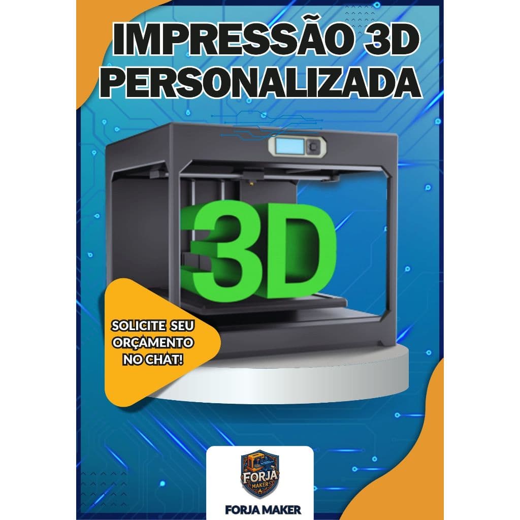 Serviço de Impressão 3D Personalizado - Resina 3D e Filamento Sob Medida