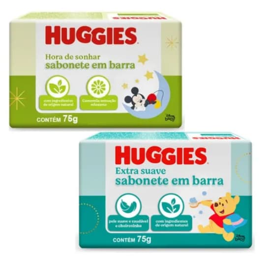 Huggies Sabonete em Barra Infantil Disney 75g