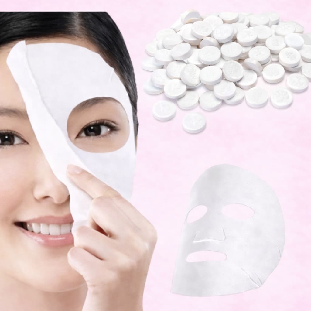 Kit 50/100/150 Máscara Desidratada Comprimido Compactada