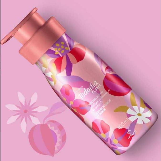 Creme Hidratante corporal Natura tododia 400ml Fragrâncias