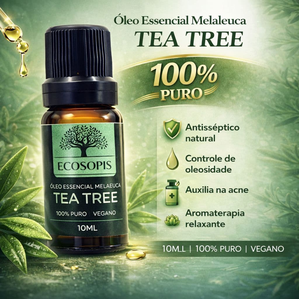 Óleo Essencial de Melaleuca Conta Gotas