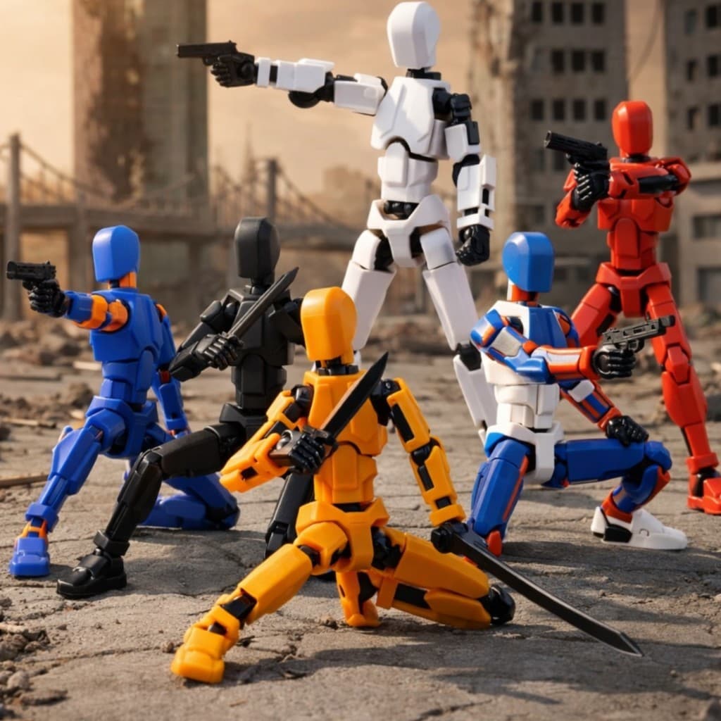 Boneco Dummy 13 Articulado 3D com Acessórios Figura Colecionável Criativo Infantil