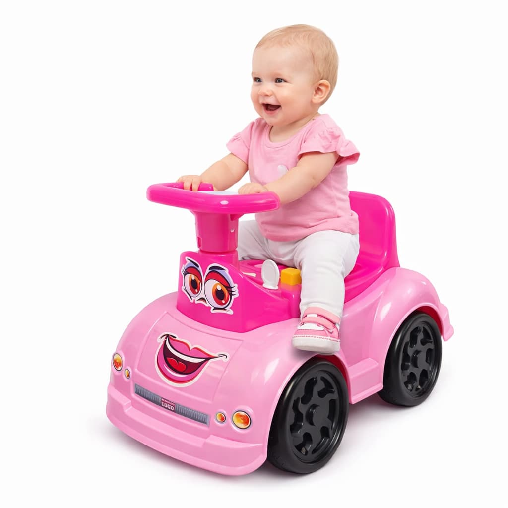Motokinha Para bebe Menina 1 ano de Idade Carrinho Andador de Equilibrio Educativo com Buzina
