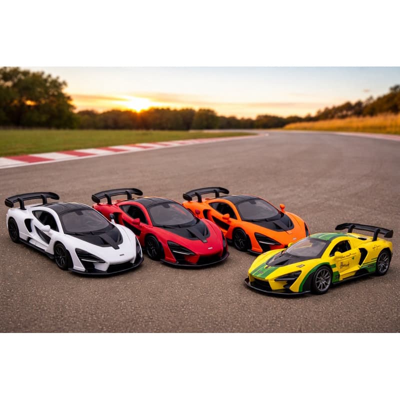 Carrinho de ferro Mclaren Realista,  abre as portas para cima. Frete gratis e Envio rapido