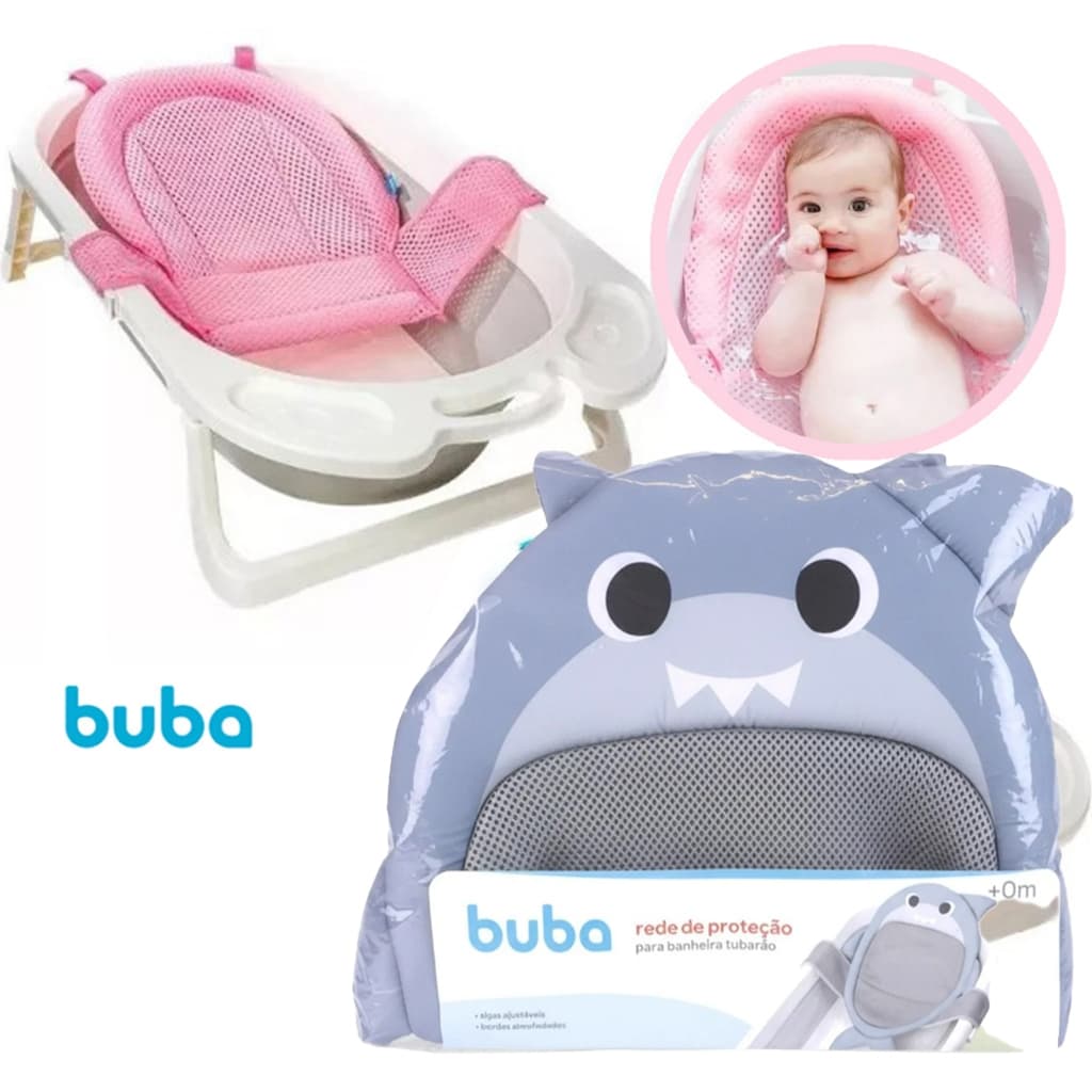 Rede De Banheira Bebê Banho Redutor  Apoio Segurança Buba