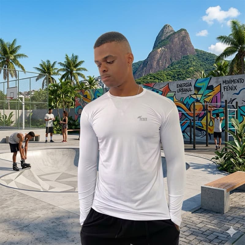 Camisa Térmica Masculina Segunda Pele Proteção