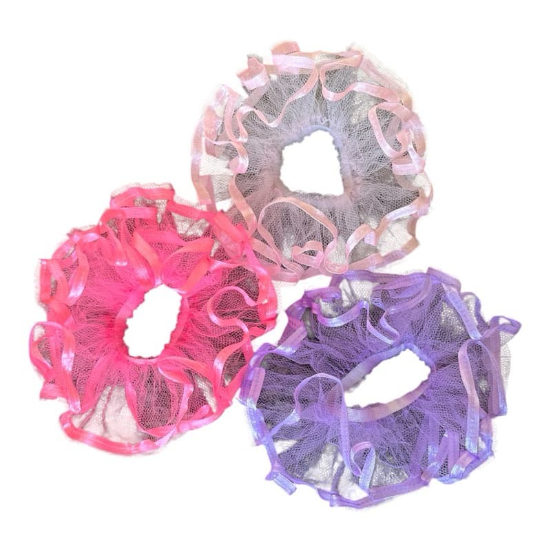 Fru-fru para decorar coque de Ballet