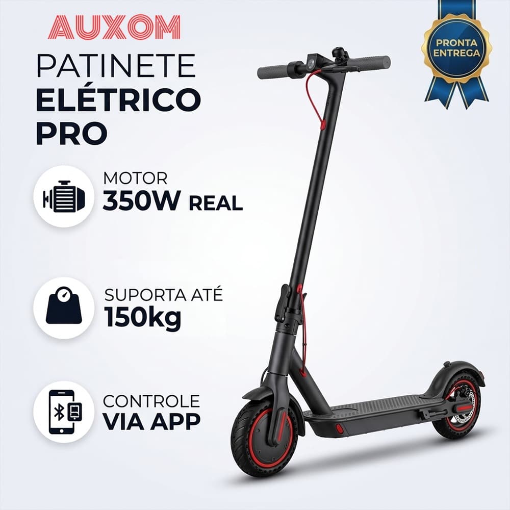 Patinete Elétrico Scooter Para Adultos 350W Capacidade de Carga de 150KG