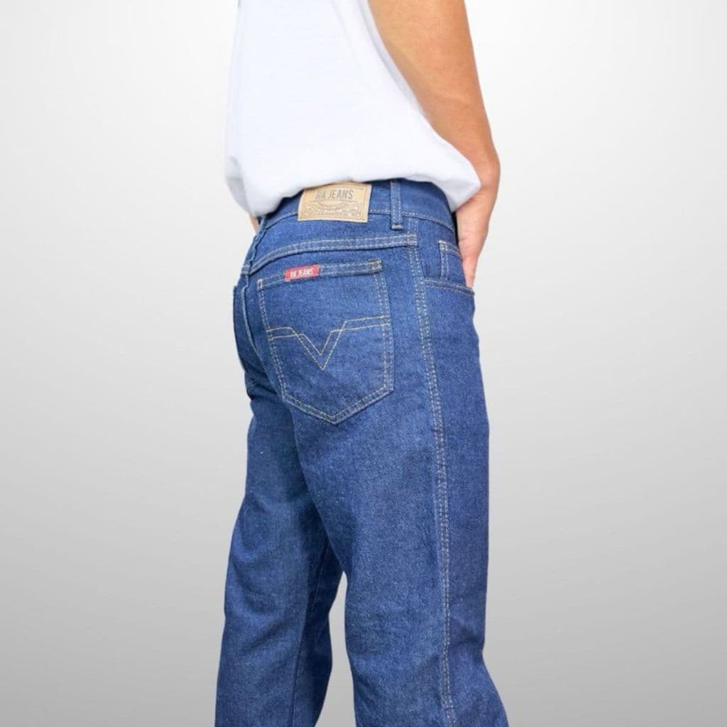 Calça Jeans Masculina De Trabalho 100% Algodão Plus Size Premium