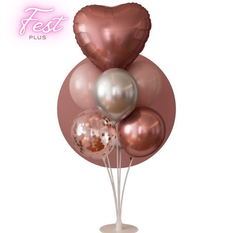 Suporte para balão 7 hastes 70 cm suporte de mesa ou chão festa bexiga aniversario decoração