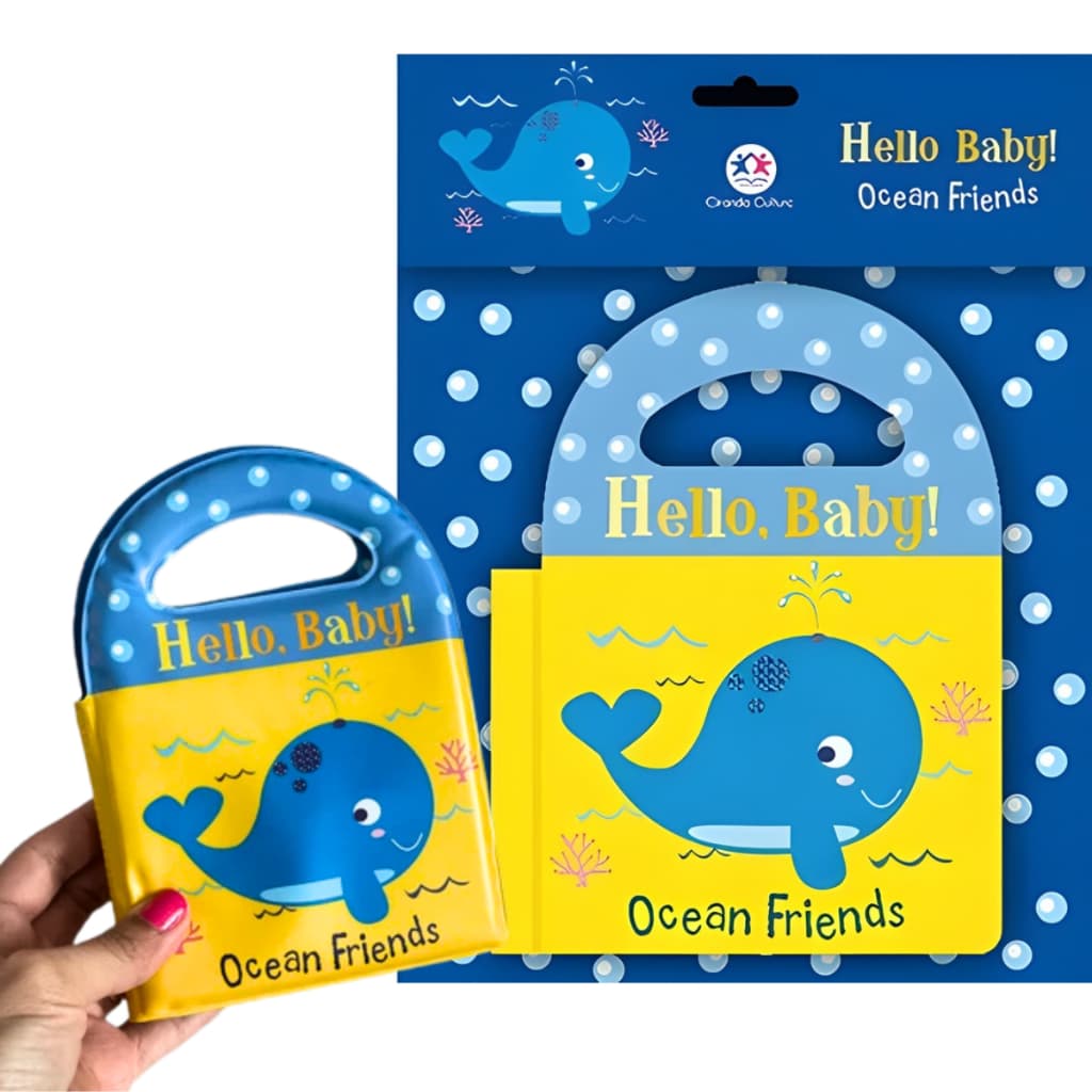 Livro de Banho Bebê em inglês Hello, Baby! | Ocean Friends