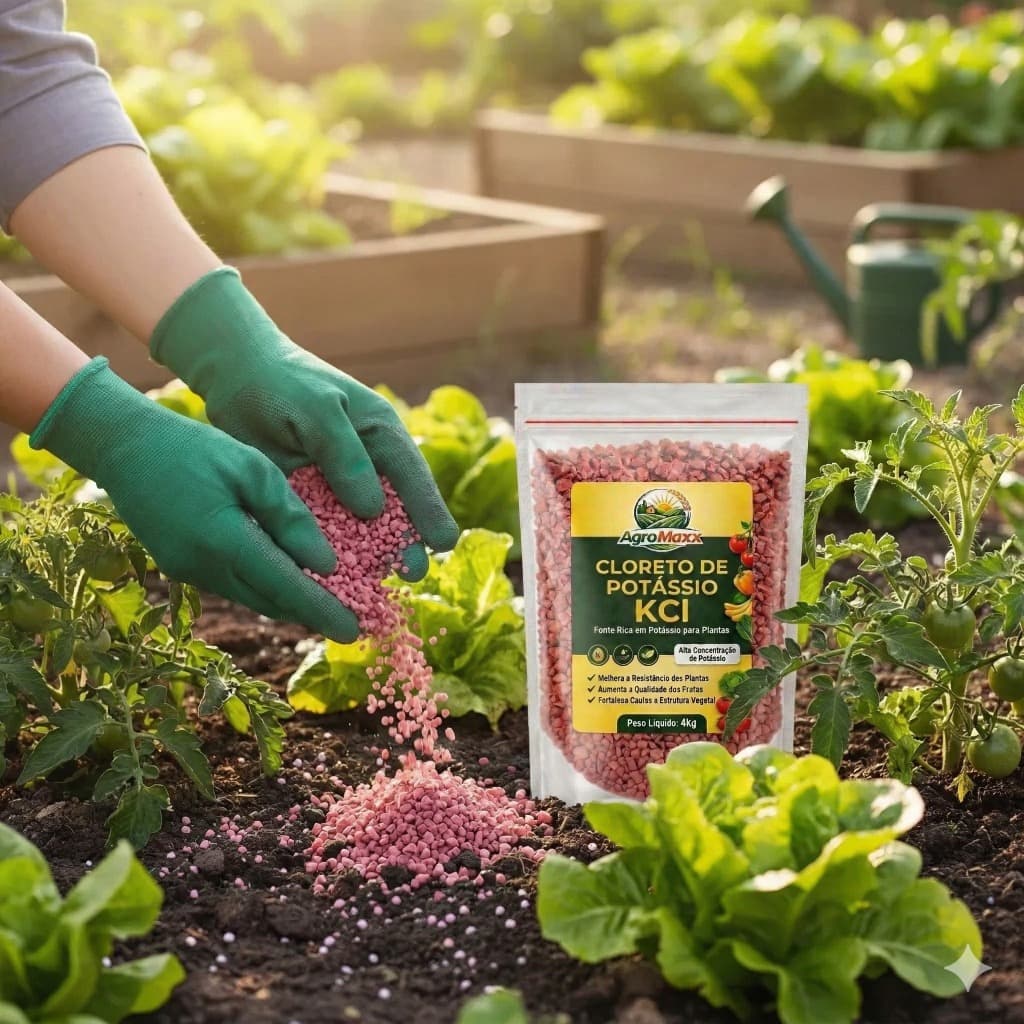 Adubo Fertilizante Cloreto de Potássio KCL Premium – Crescimento, Floração, Frutificação - AgroMaxx