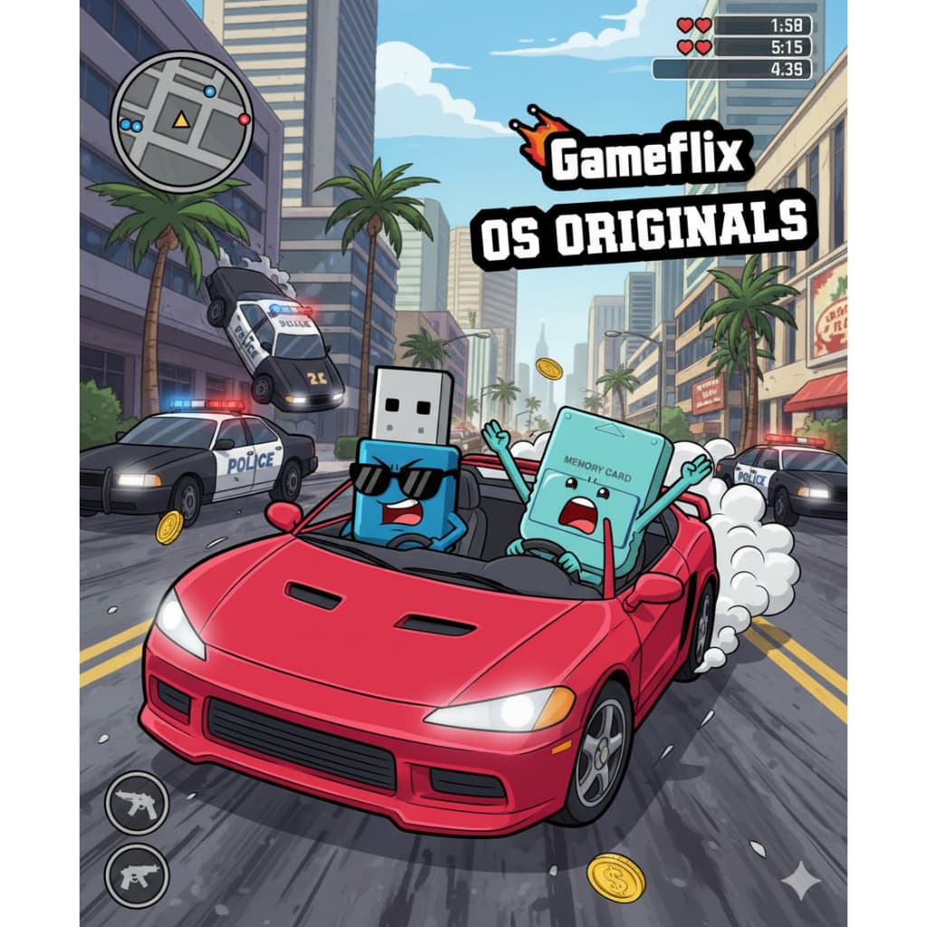 Kit Nostalgia - OPL Pendrive 64GB + Memory Card