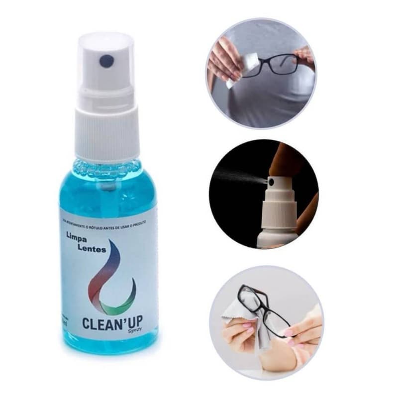Spray Limpa Lentes para Telas de Óculos/Câmera/Celular/iPad