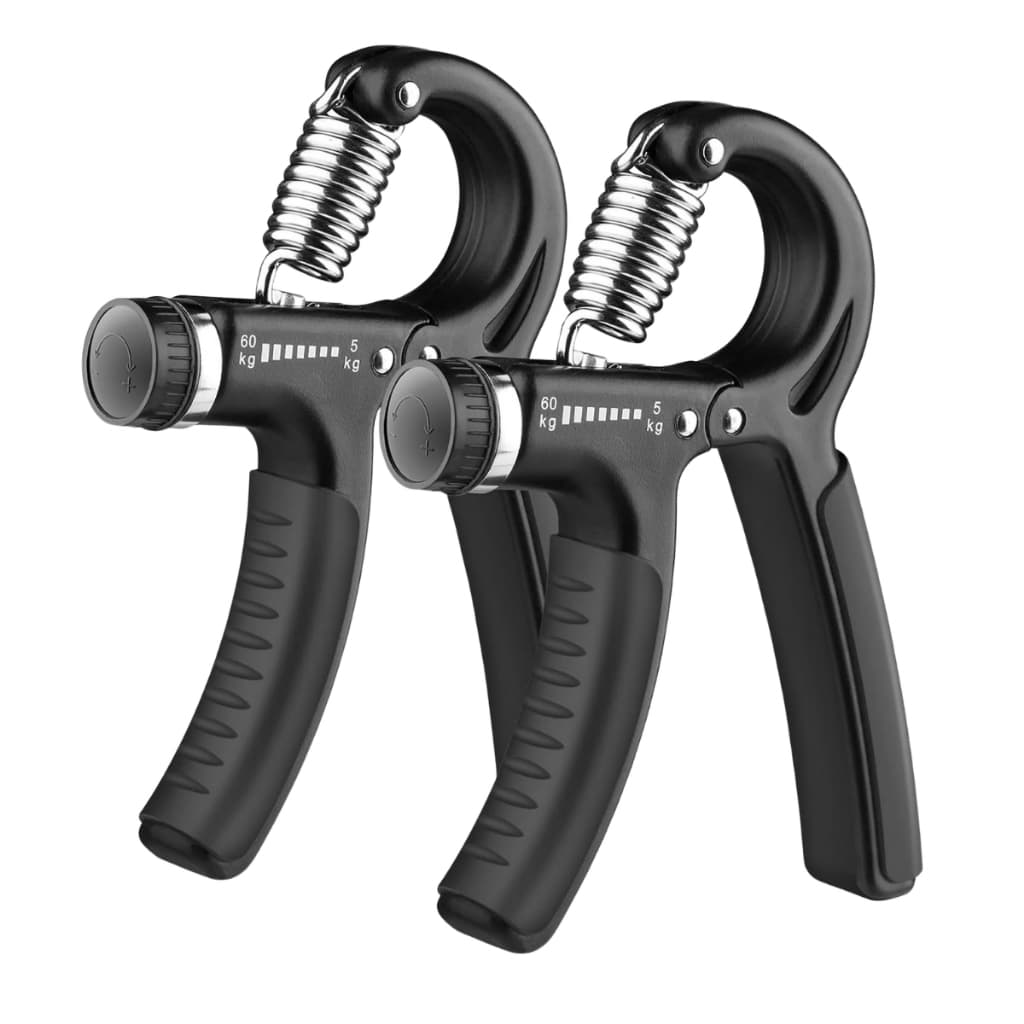Kit com 2 Hand Grip Fortalecedor Antebraço Mão Punho  Exercitador Academia Fitness Musculação Ajustável até 60kg