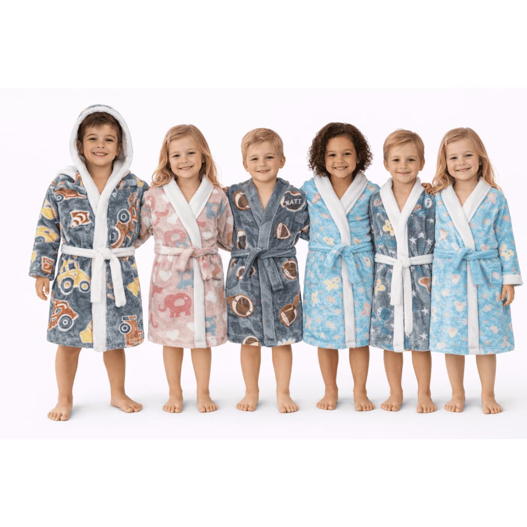 Roupão Infantil Microfibra Brilha No Escuro Inverno Super Macio Quentinho Feminino Masculino