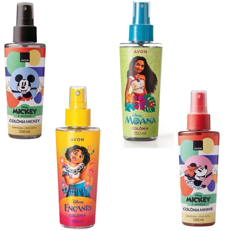 Colônia infantil personagens feminina 150ml Avon