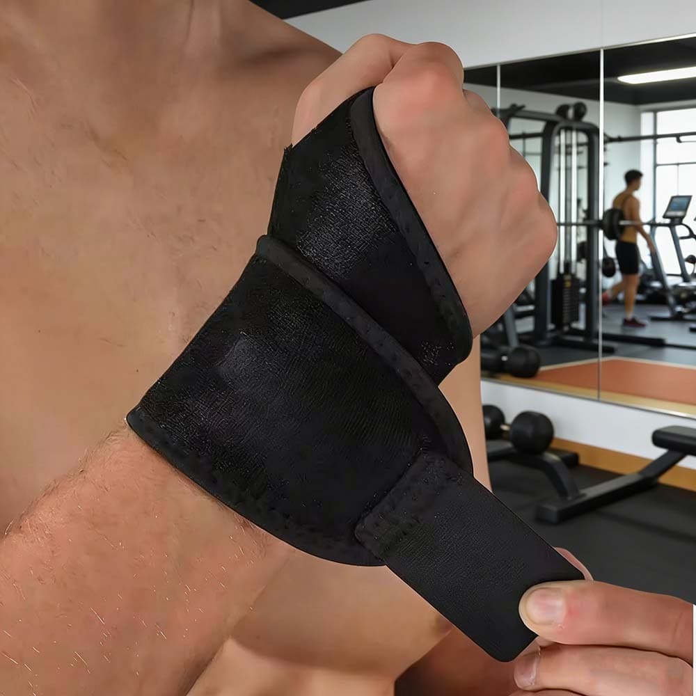 Kit 1 / 2 Munhequeira Ortopédica Para Tendinite Pulso Aberto Órtese Ajustável Compressão Resistente Promoção