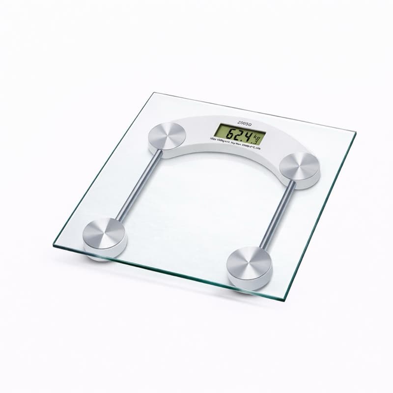 Balança Digital Corporal 180kg Vidro Temperado Alta Precisão Display LCD Eletrônica