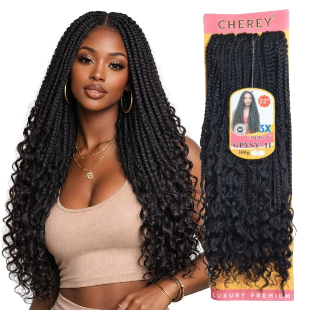Cabelo Gypsy Crochet Braids Tranças 300 Gramas