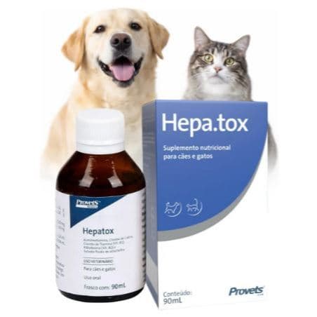Hepatox Antitoxico Para Caes Gatos Oral 20ml Provets