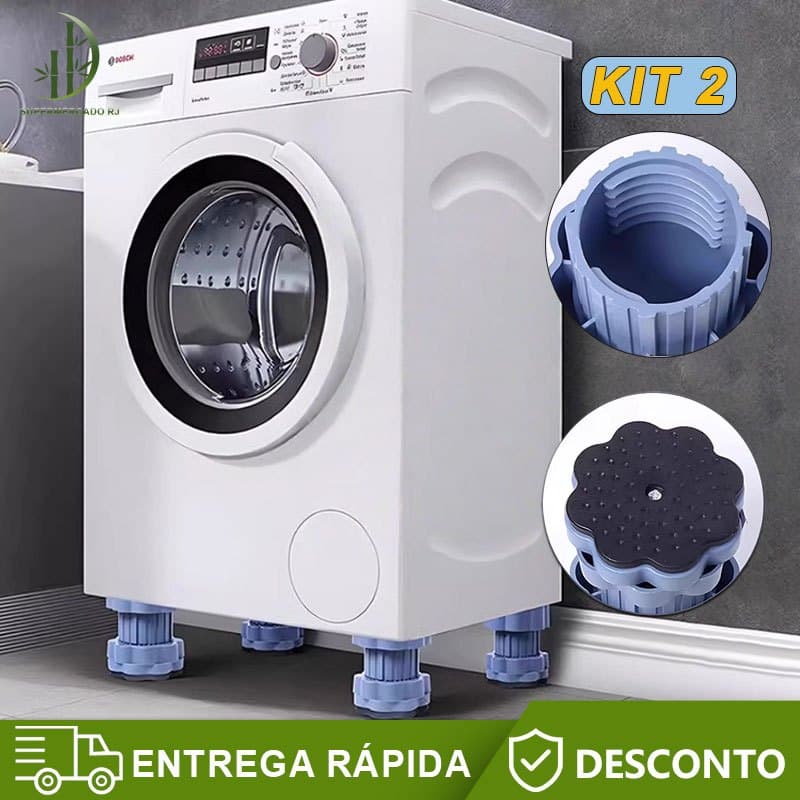 Anti Vibração Máquina De Lavar Pés Almofadas Antiderrapante Absorção Almofada Esteira Geladei