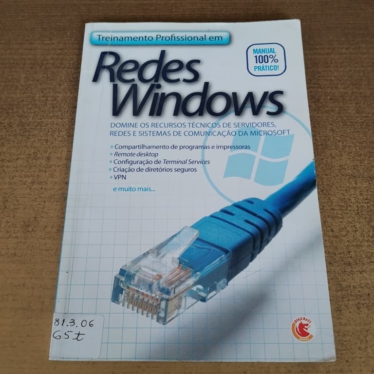 Livro Treinamento Profissional em Redes Windows - Digerati Books
