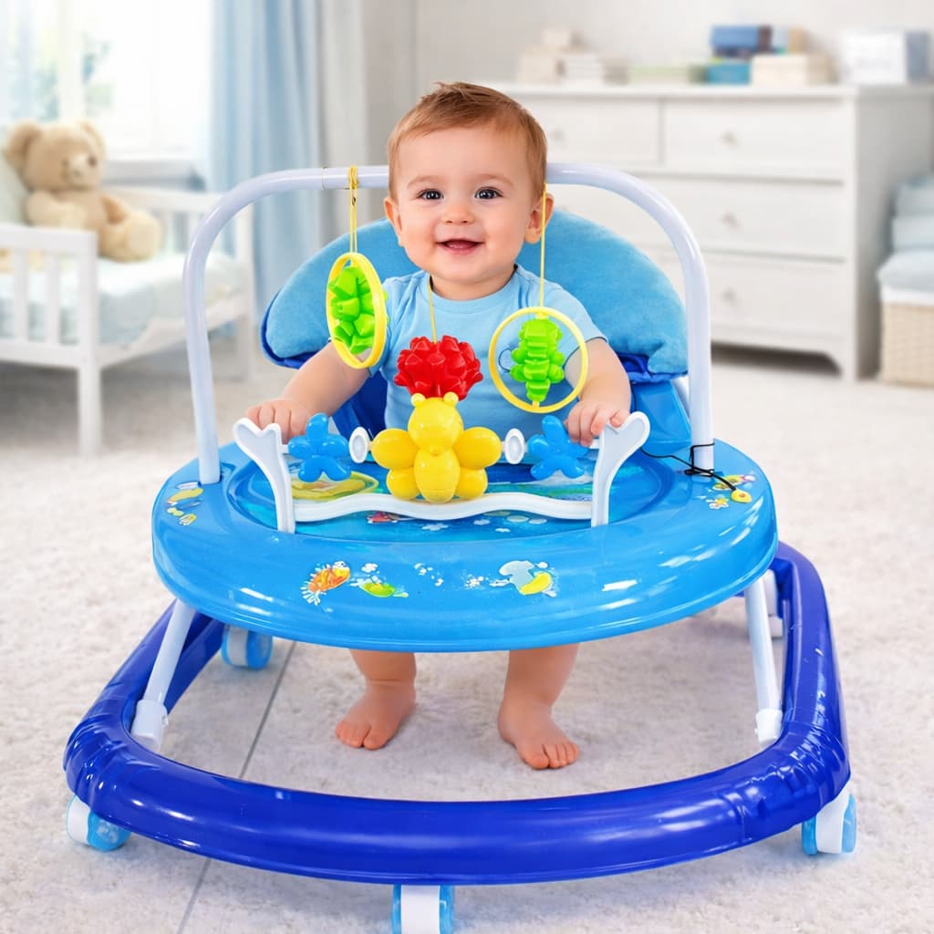 Andador Infantil Musical com Rodas Antiderrapantes