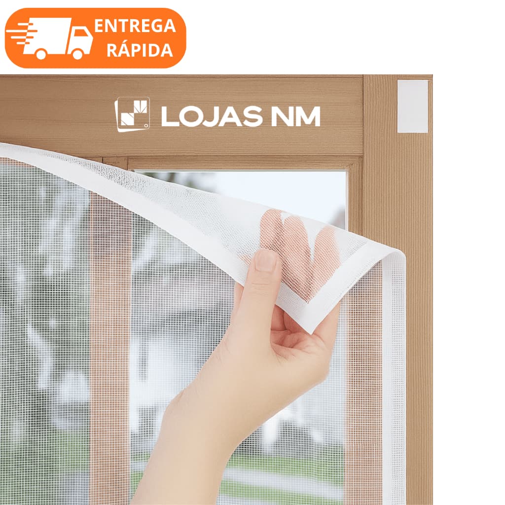 Tela Mosquiteiro Magik Tela Para Janela Com Velcro Removível Proteção De Tela Todos Os Tamanhos