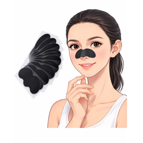 10/20/30/50 Pçs Pasta De Limpeza Profunda Carvão De Bambu Cravo Ponto Nasal Tira Filamentos Sebáceos