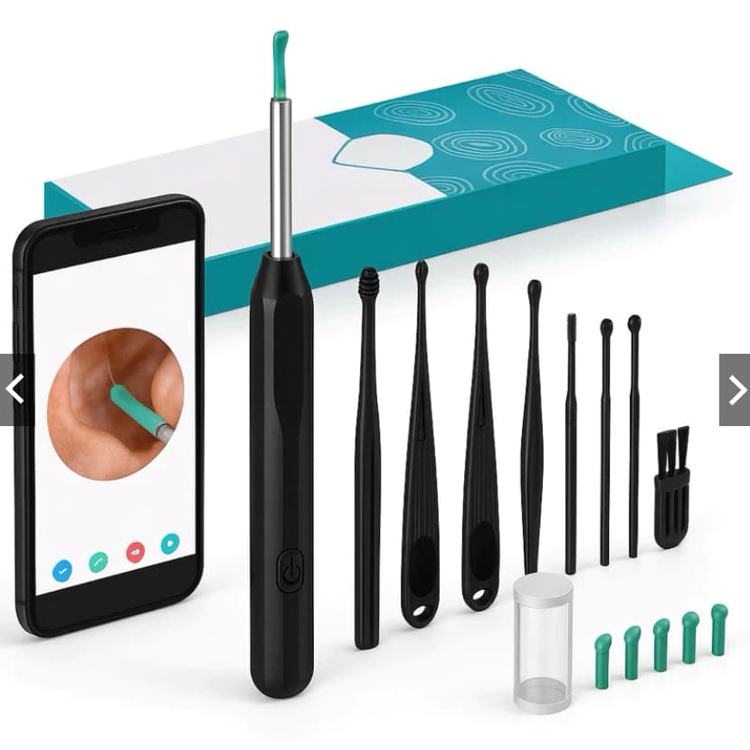 Limpador de Ouvido Otoscópio NE3 com Câmera Removedor de Cera Limpeza Wireless