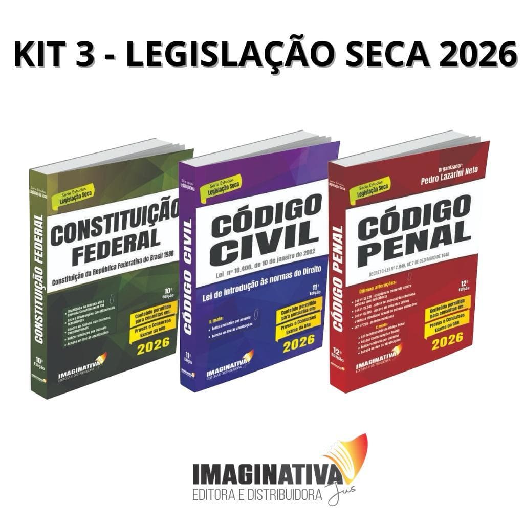 Constituição Federal + Código Civil + Código Penal 2026
