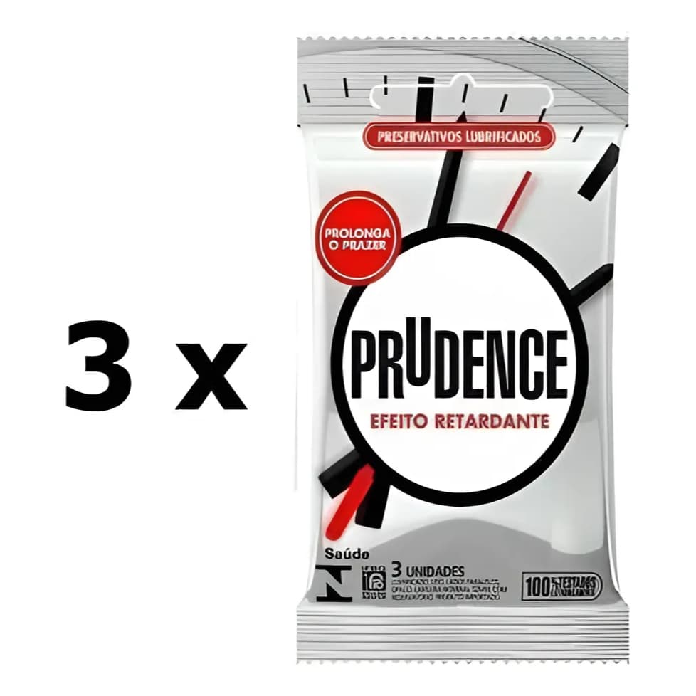 Retardante Ejaculação Precoce Preservativo Camisinha Prudence