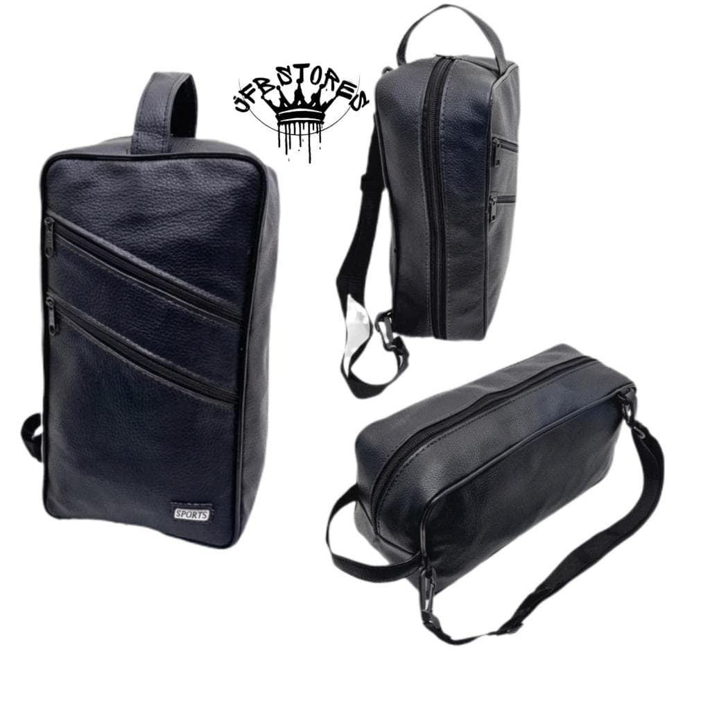 Bolsa Porta Chuteira Couro Sintético Academia Esportiva Juvenil