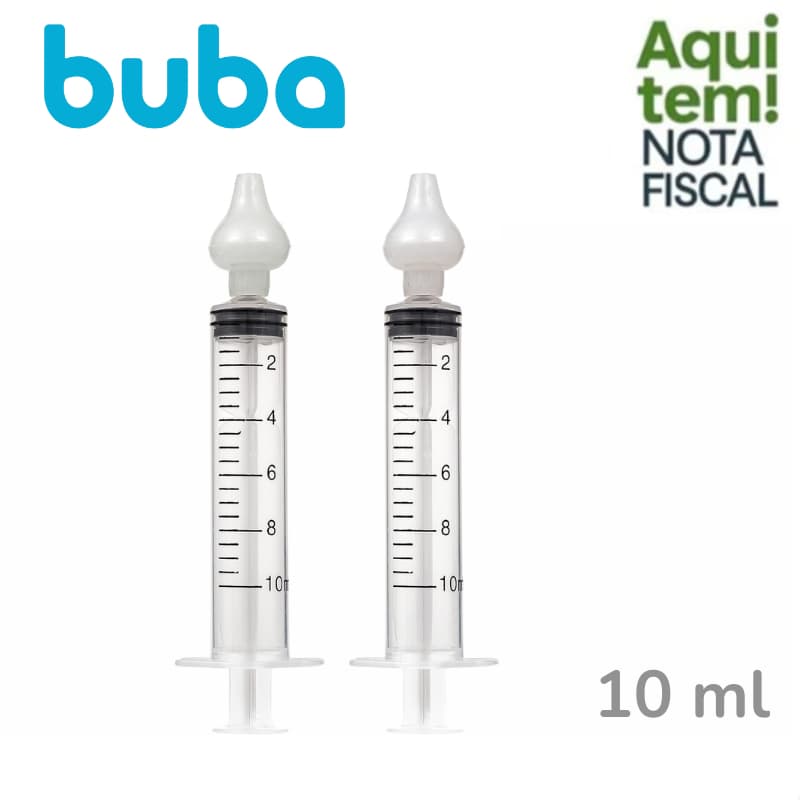 Lavador Nasal Infantil Com Seringa Silicone Medico Super Flexivel