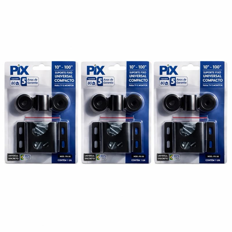 Suporte de Parede para TV 10 a 100 Polegadas até 80kg Universal VESA com Kit Completo e Envio Rápido