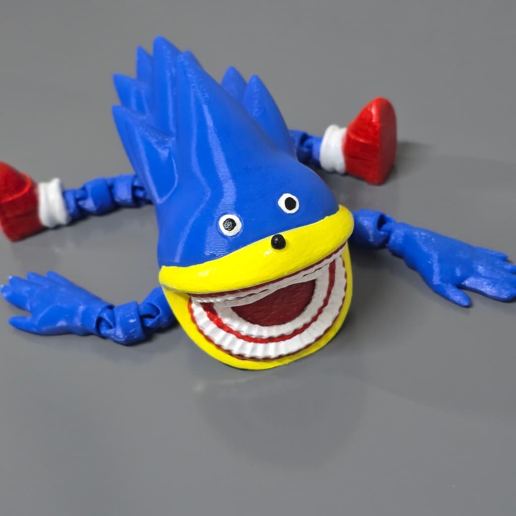 Shin Sonic Articulado – Versão Sombria -  Sonic Shin Tapes