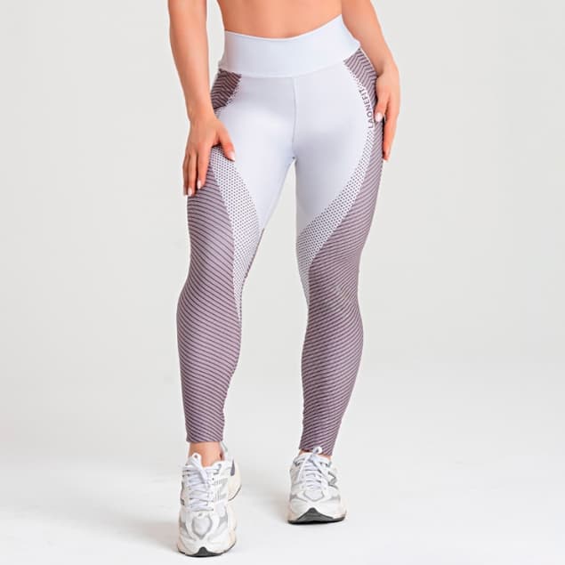 Legging Feminina de Academia Alta Blackout Cós Anatômico Zero transparência BRIGADEIRO - LAONEFIT