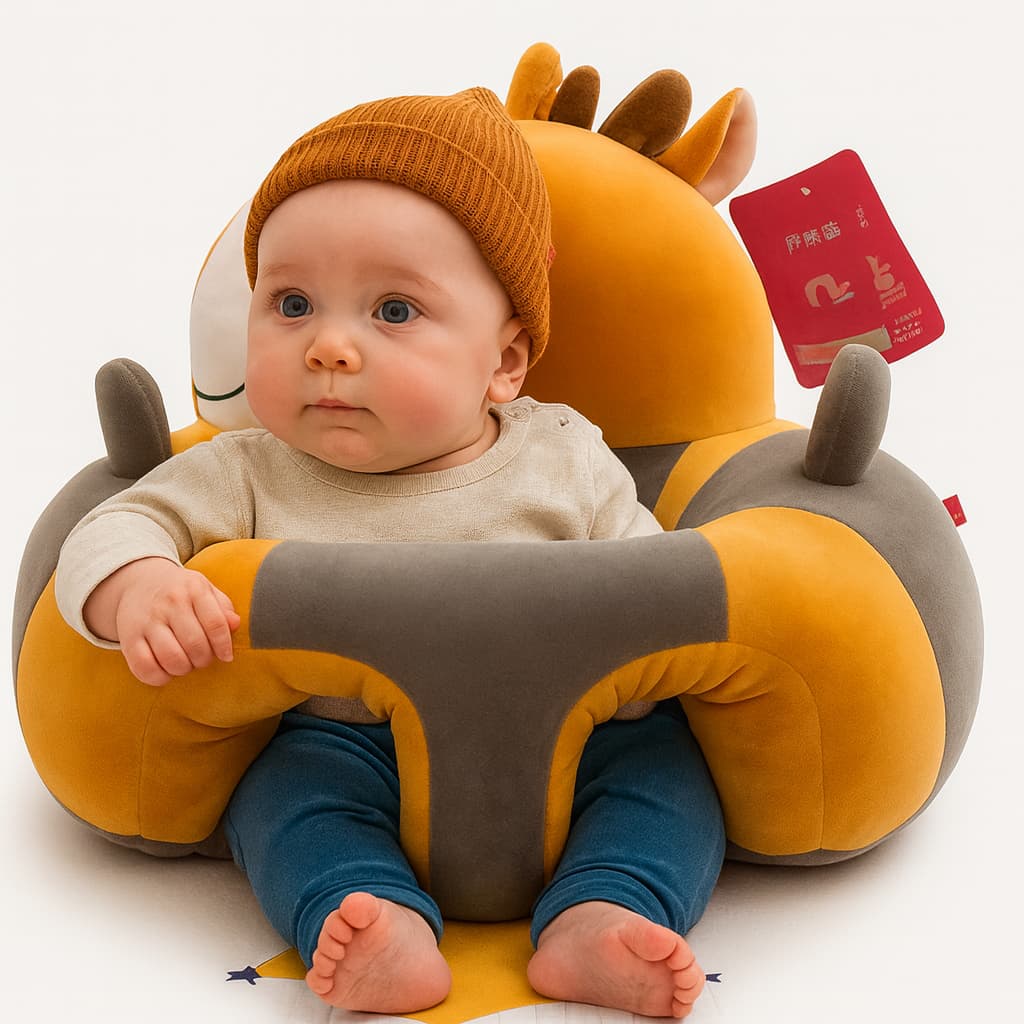 Puff com Enchimento Cavalinho Pronta Entrega Envio Rápido