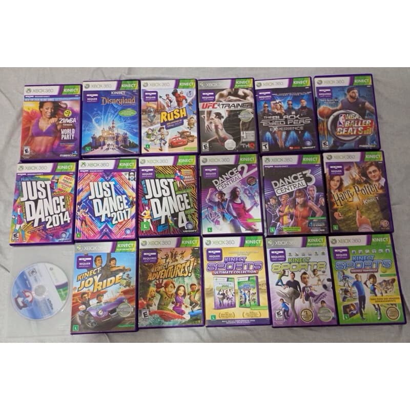 Jogos Xbox 360 Kinect - Mídia Física Original -