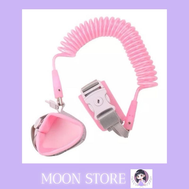 Guia de Pulseira de Segurança Pulso Infantil com Fechadura e Chave