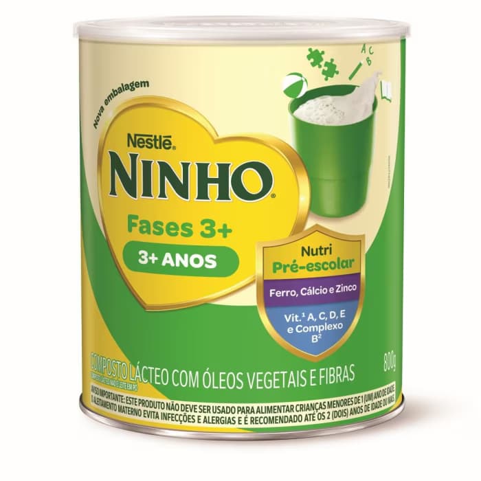 Composto Lácteo NINHO Fases 3+ 800g PROMOÇÃO