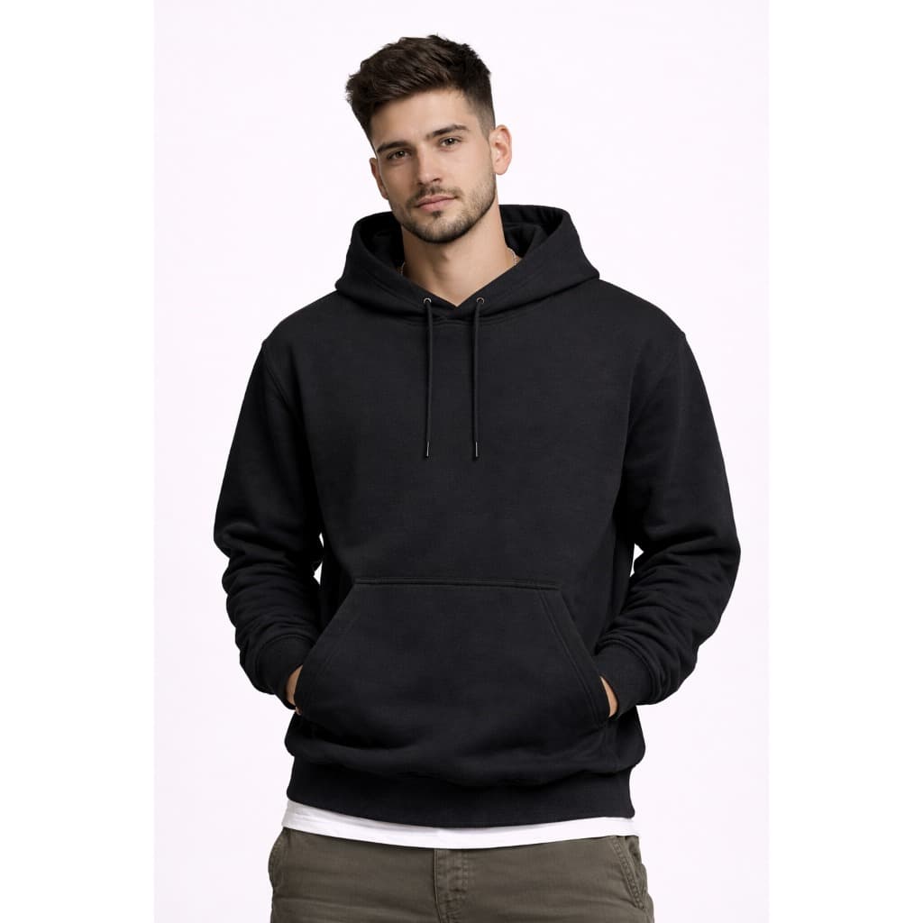 Moletom Masculino Canguru com Capuz Premium  Flanelado Confortável Para Inverno