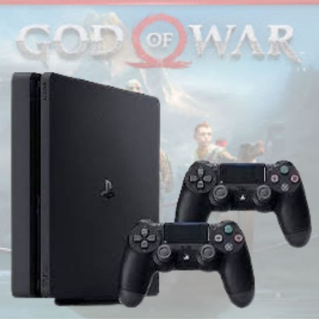 Ps4 Playstation 4 Usado Play 4 Slim 500GB +2 Controles Originais + 1 Jogo