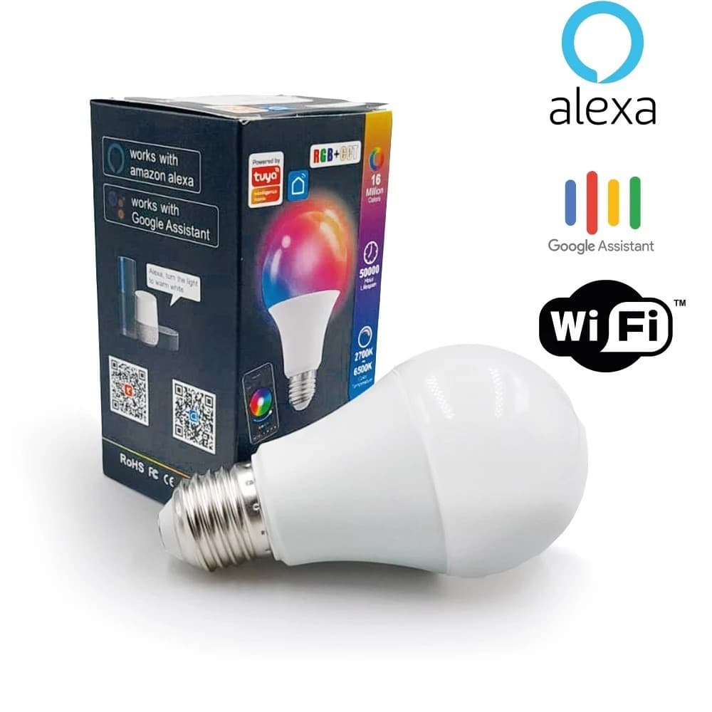 LAMPADA LED INTELIGENTE CONTROLE VOZ ALEXA ITBLUE SC9412