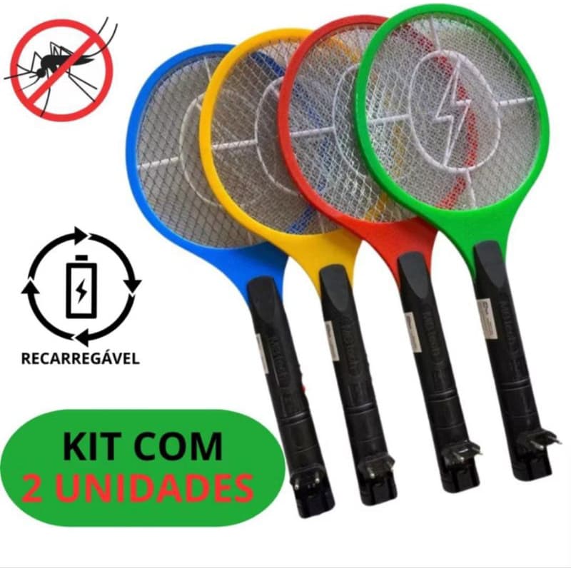 Raquete elétrica kits 2/3/6/8 unidades