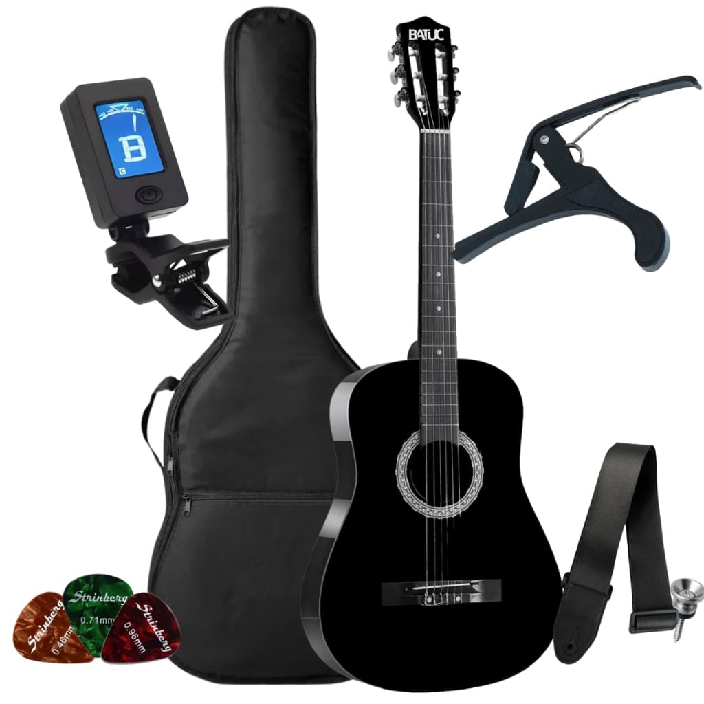 Kit Violão Acústico Inciante Batuc Bn50 Nylon + Acessórios