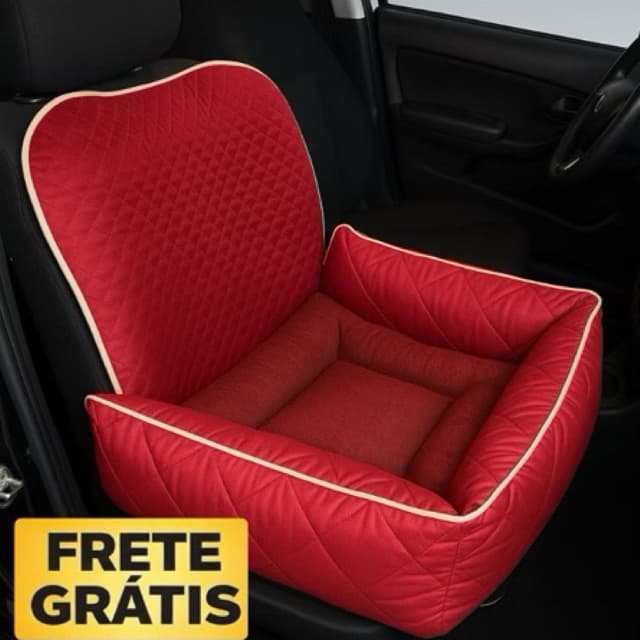 Protetor de Banco Veicular Pet Impermeável Pequeno com Colchonete Impermeável Fofinho