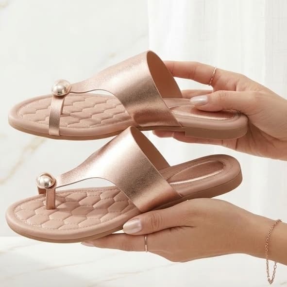 Rasteirinha De Dedo Elegante Blogueira Premium Confortável Promoção