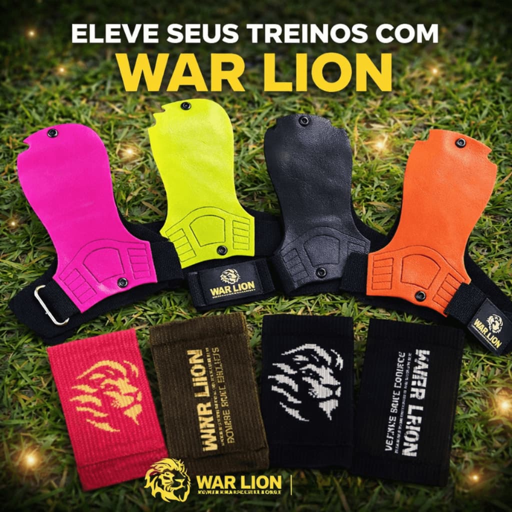 Kit Grip Crossfit + Munhequeira Seca Suor Premium | Hand Grip Crossfit Musculação Premium